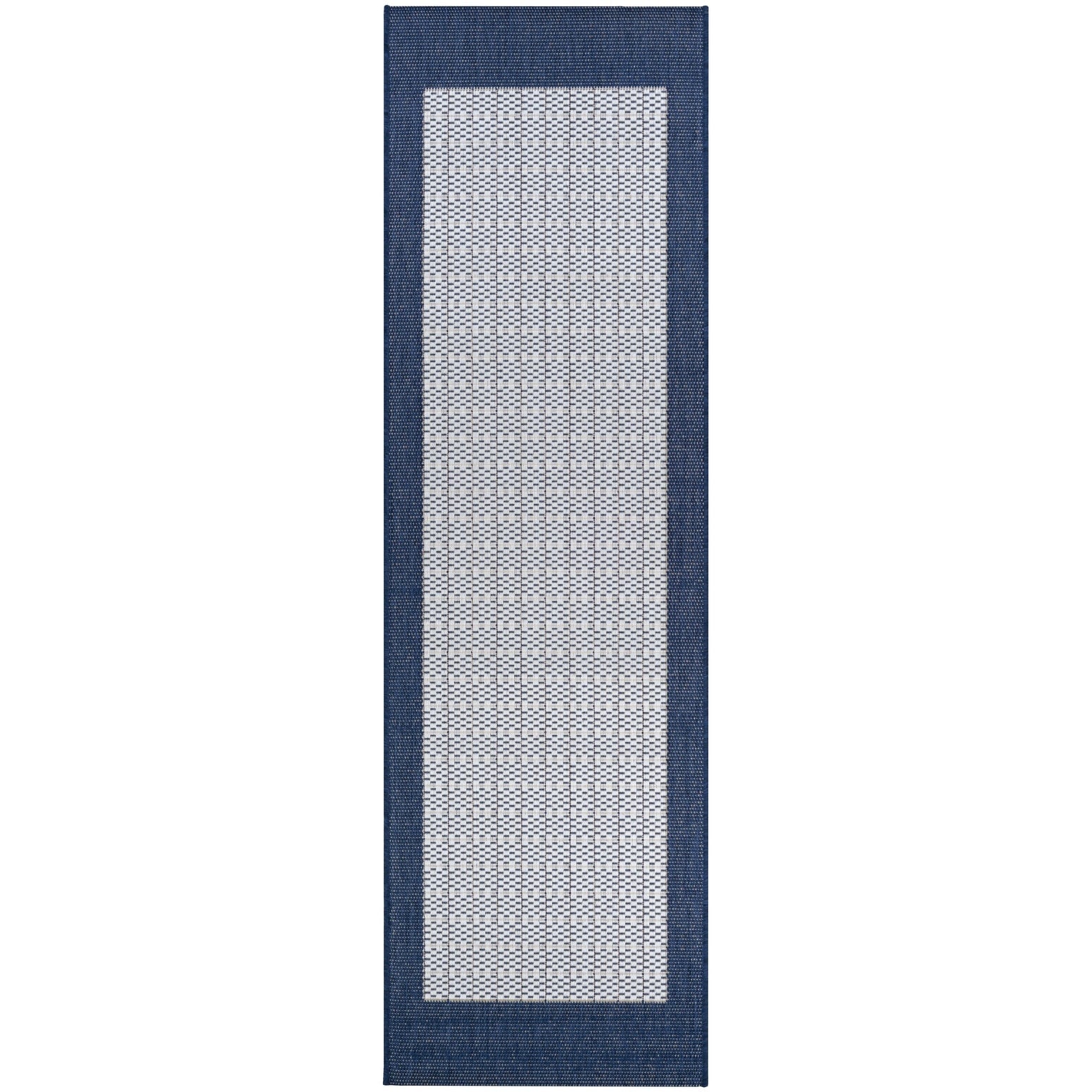 Pergola Quad Cocoa Black Square Outdoor Area Rug 76 Square