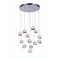 13 Light Chrome Stainless Steel Chandelier