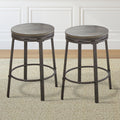 Perry Industrial Style Counter Height Swivel Stool Set Of 2 By Greyson Living