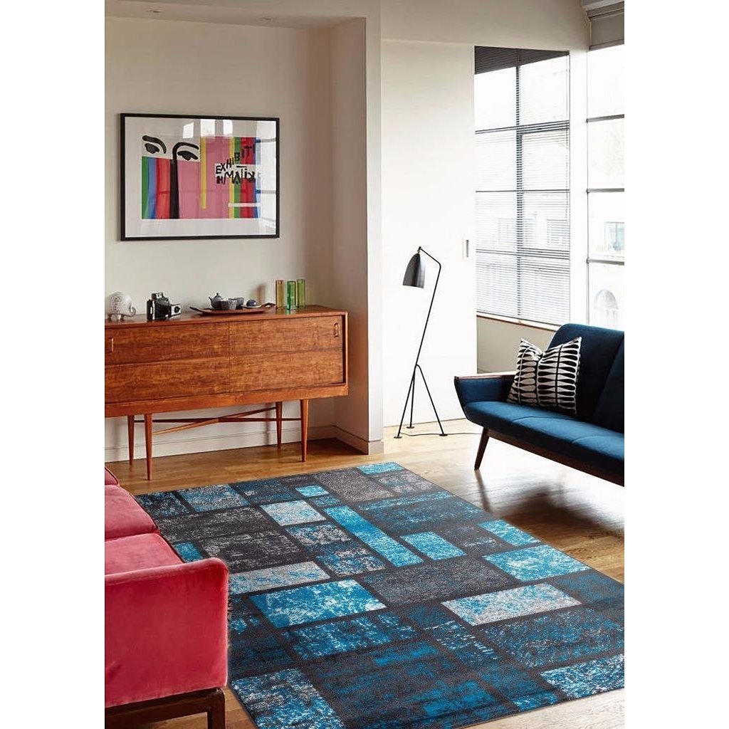 Persian Rugs Modern Turquoise Rug