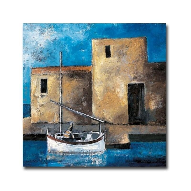 Pescador Solitario Lonely Fisherman By Didier Lourenco Gallery Wrapped Canvas Giclee Art 30 In X 30 In Ready To Hang