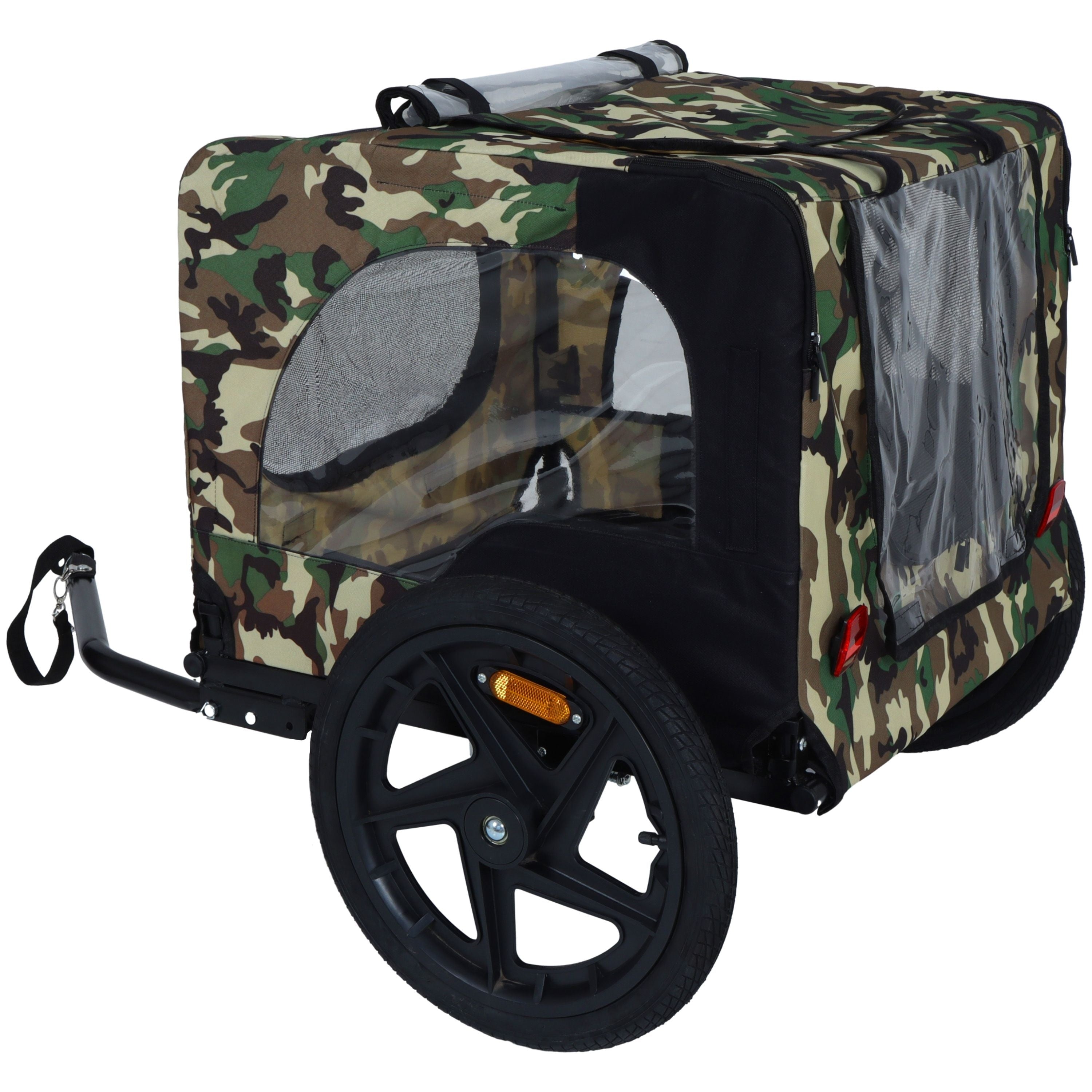 Pet Bike Trailer Dog Cart For Bicycle Suitable For Small And Medium Pets Camouflage
