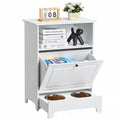 Pet Feeding Station W 2 Elevated Dog Bowls Dog Food Toy Storage Cabinet