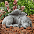 Pet Memorial Statue Sleeping Angel Dog Remembrance Keepsake By Pure Garden