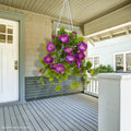 Petunia Artificial Floral Bush Spray 20 Orchid Purple