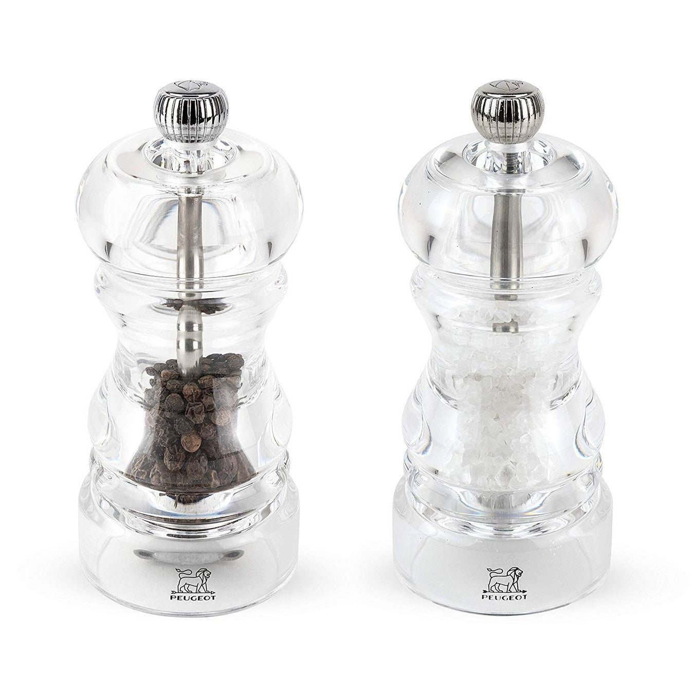 Peugeot 2 900812 Nancy Acrylic Salt And Pepper Mill Set 12Cm 4 3 4 Inch
