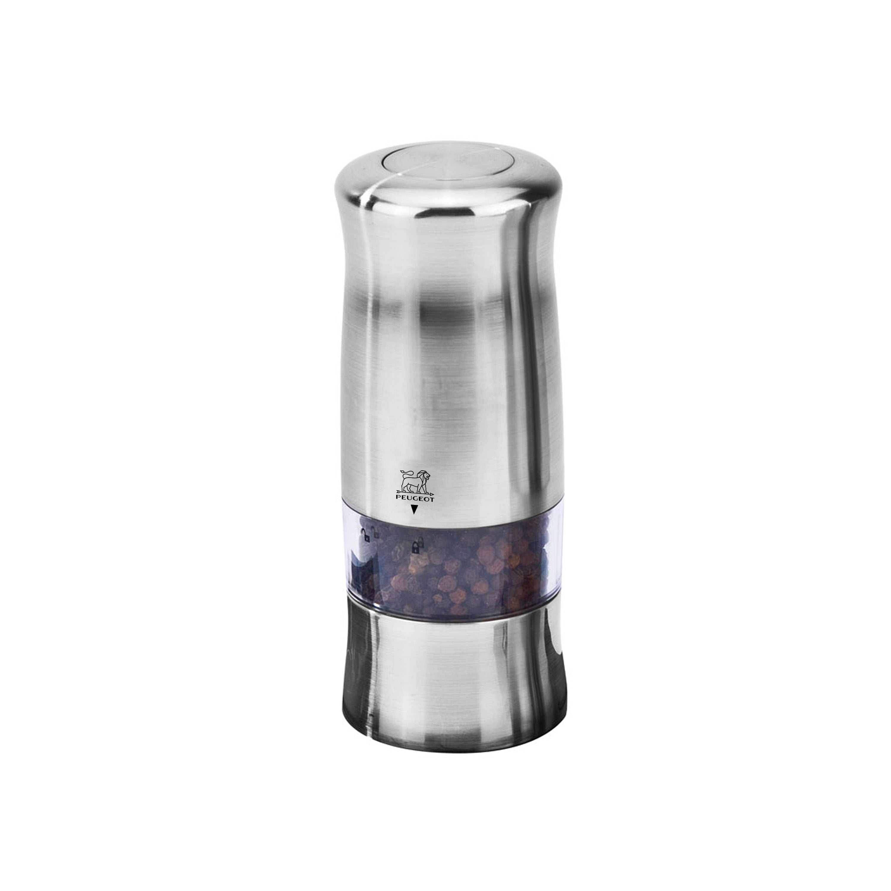 Peugeot 24079 Zeli Electric 5.9 Inch Pepper Mill Brushed Chrome
