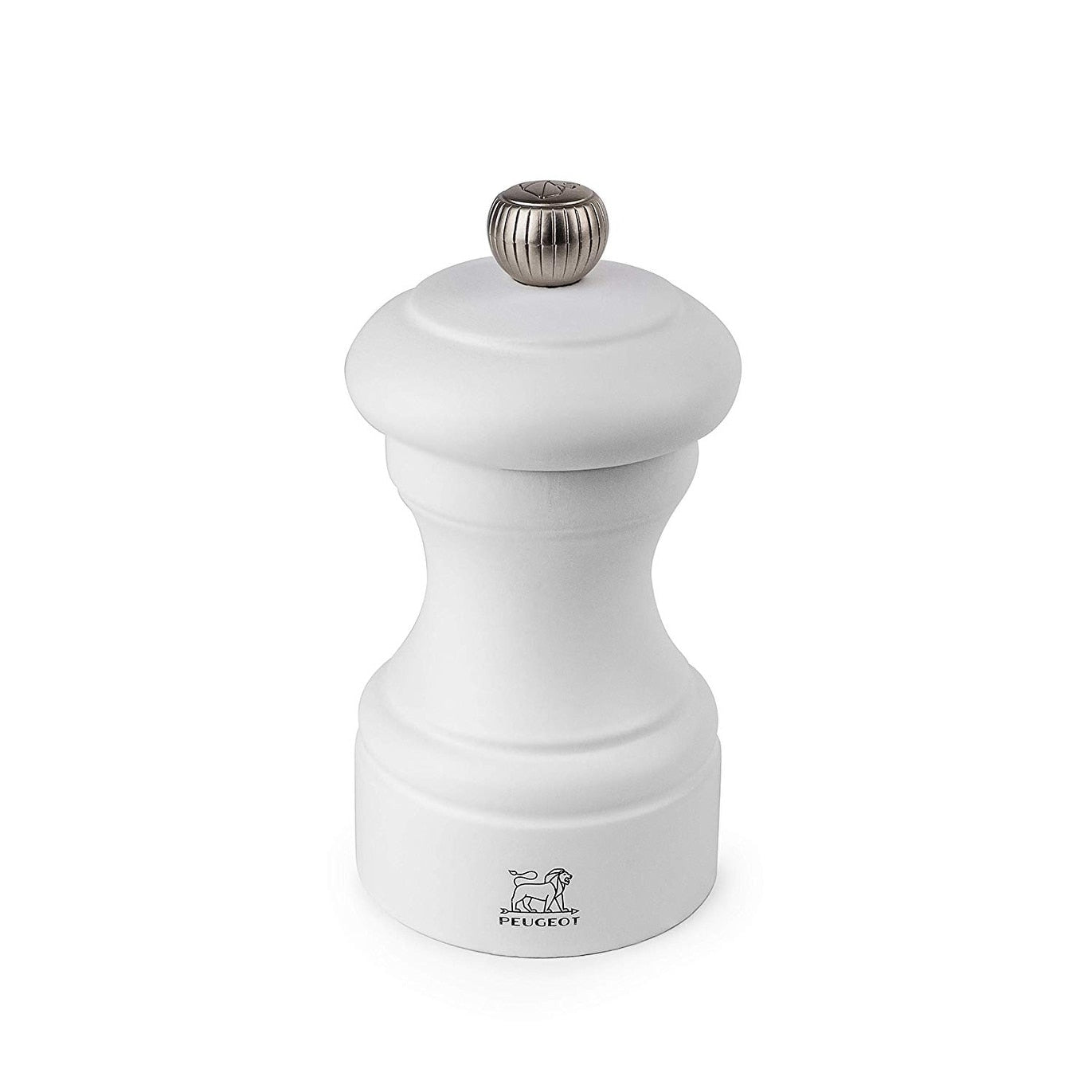 Peugeot 24215 Bistro 4 Inch Pepper Mill White Matte White Matte