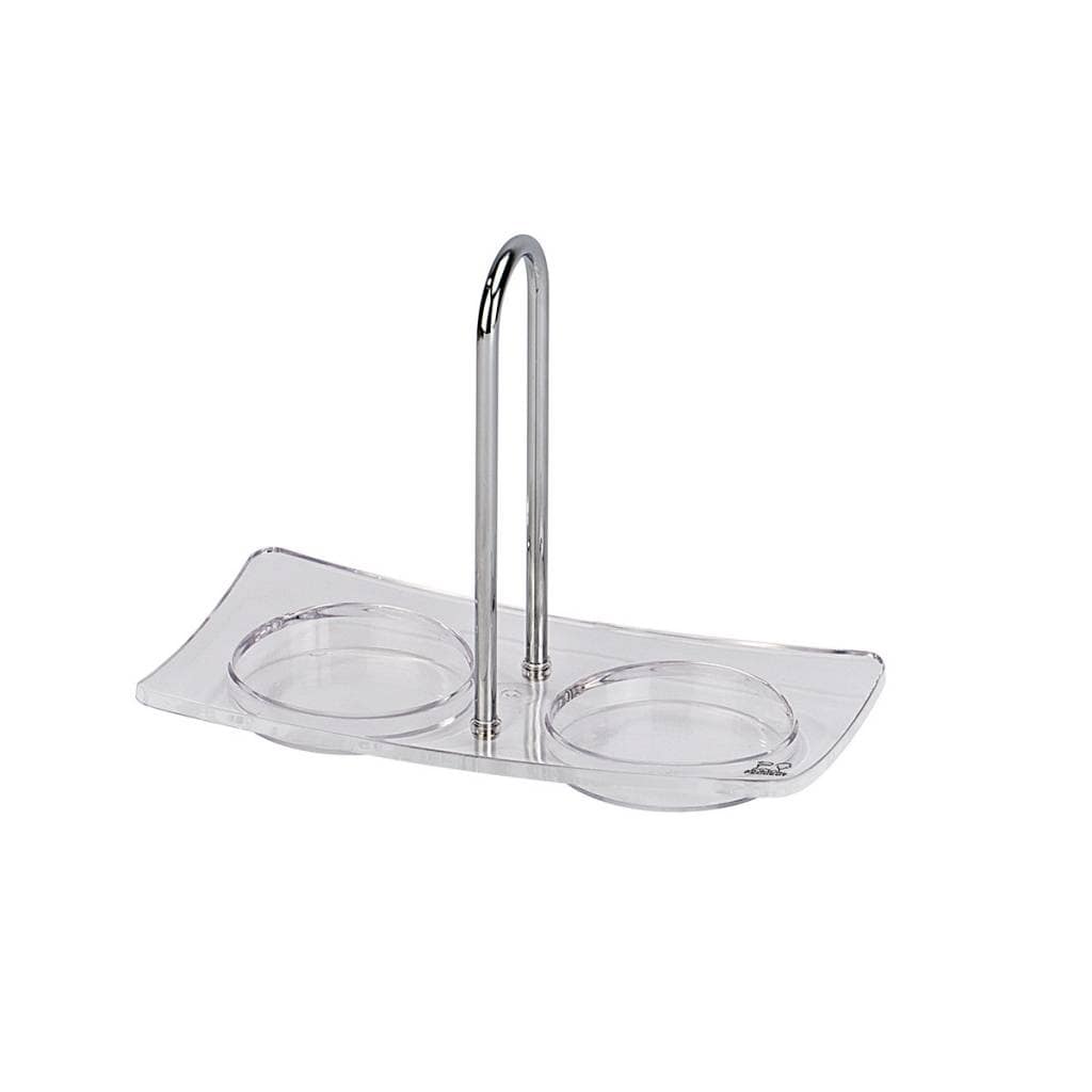 Peugeot 25854 Linea Salt And Pepper Mill Tray Acrylic Clear