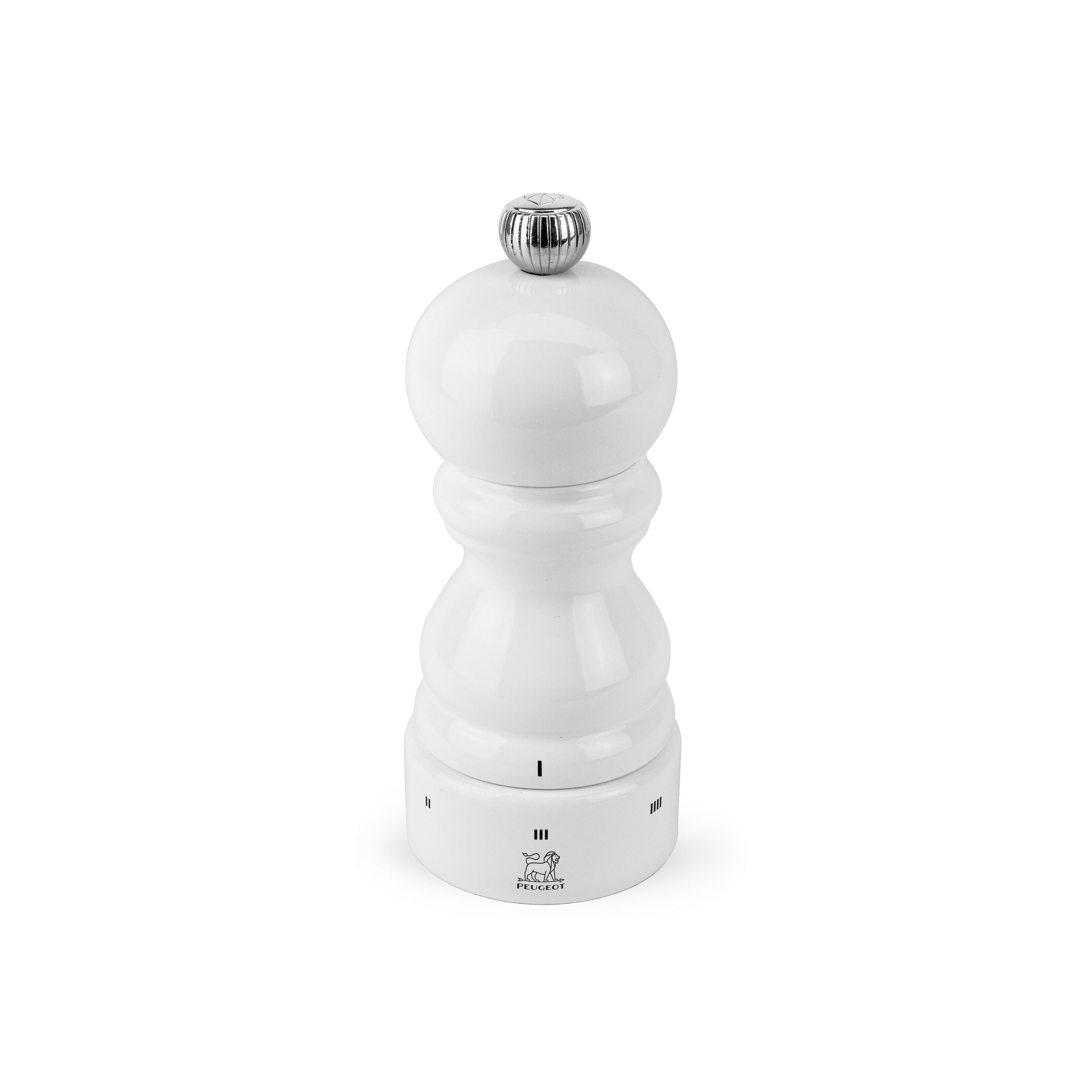 Peugeot 27797 Paris Uselect Salt Mill 5 Inch White Lacquer