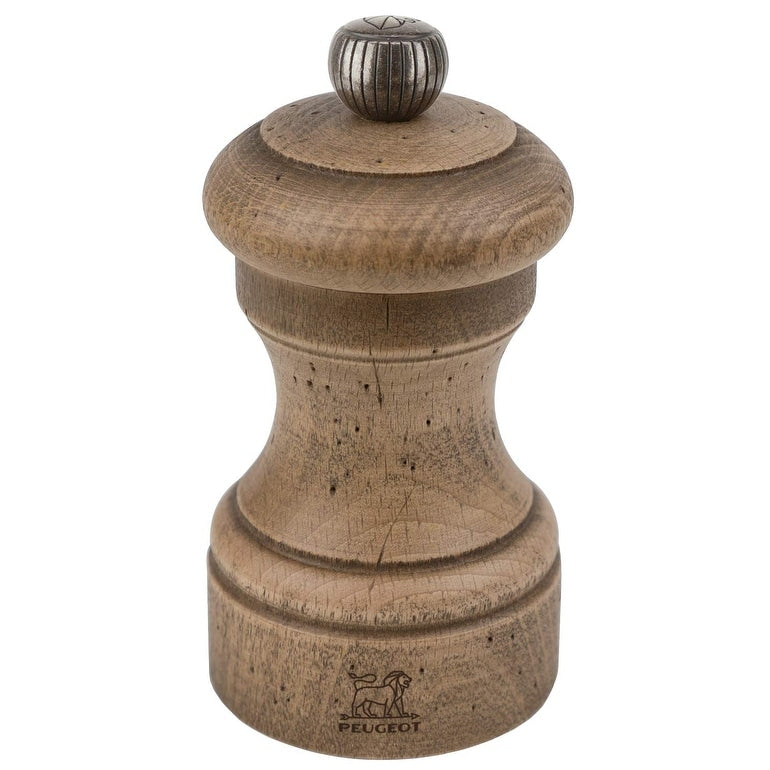 Peugeot 30940 Bistro Antique 4 Inch Salt Mill Beechwood