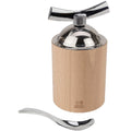 Peugeot 34535 Isen 5 Inch Manual Flax Seed Mill In Wood Stainless Steel Natural