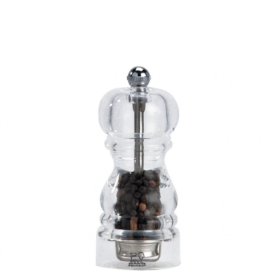Peugeot 900812 Nancy 4.75 Inch Pepper Mill Acrylic