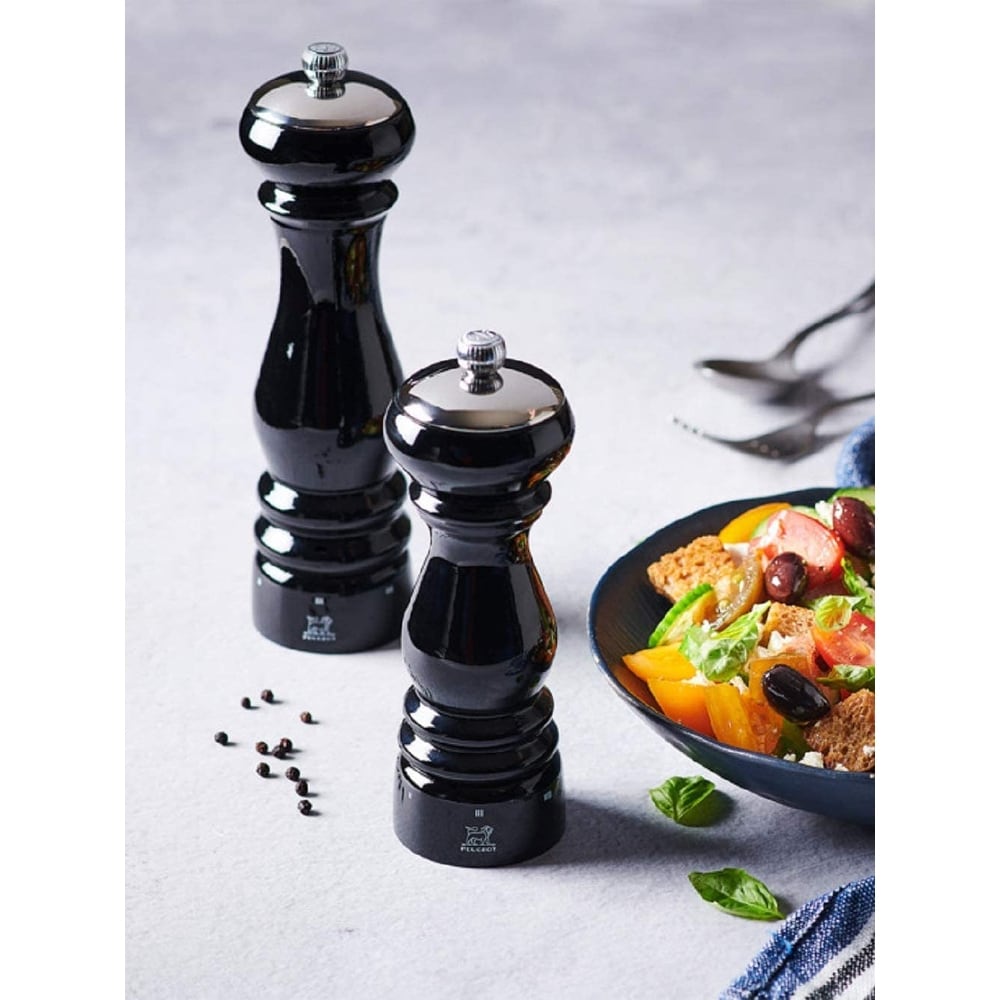 Peugeot Paris Ic Ne Salt Mils Grinders 30Cm 12In Black Lacquer 2.64 X 2.64 X 11.81 Inches