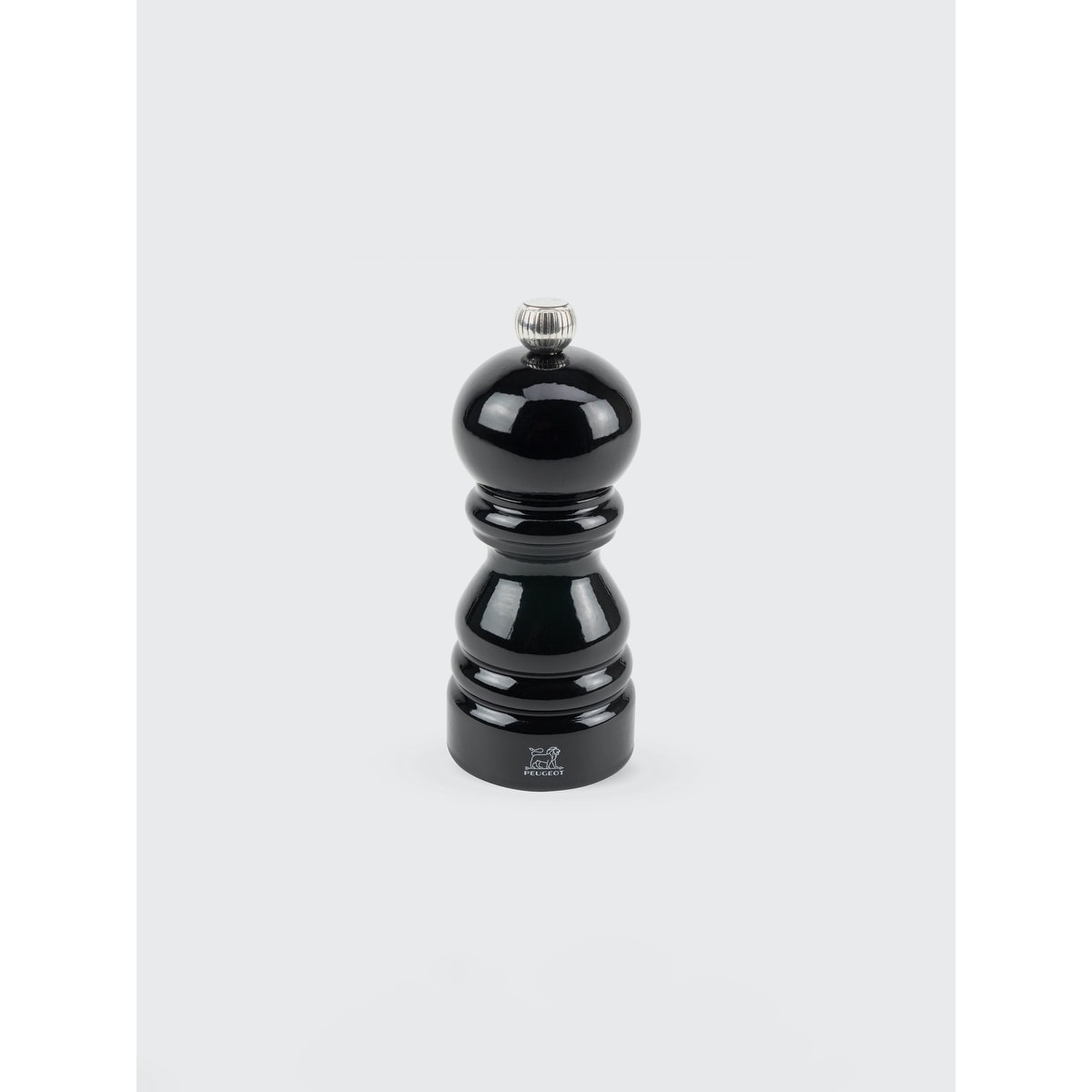 Peugeot Paris Classic 4.75 Inch Wooden Salt Mill Black Lacquer 2.32 X 2.32 X 4.72 Inches