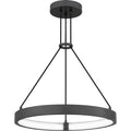 Pewter Cast Iron Led Pendant From The Drury Collection