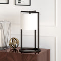 Carson Carrington Saguslycke Asymetric Blackened Bronze Table Lamp