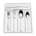 Pfaltzgraph Jasmine 30 Pc Flatware Set With Caddy