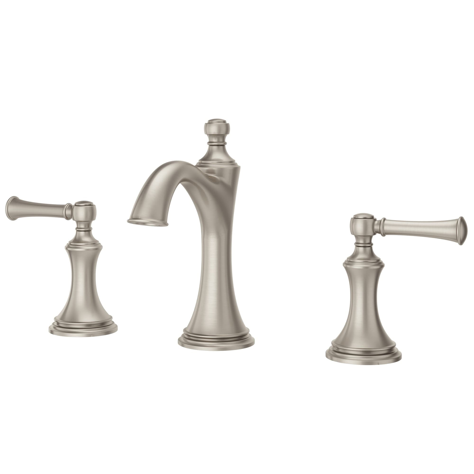 Pfister Lg49 Tb0 Tisbury 1.2 Gpm Widespread Bathroom Faucet Pop Up Drain Included