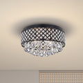 Phanes Metal And Glass 4 Light Flush Mount