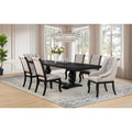 Phelps Rectangular Dining Table Set Tan And Distressed Noir