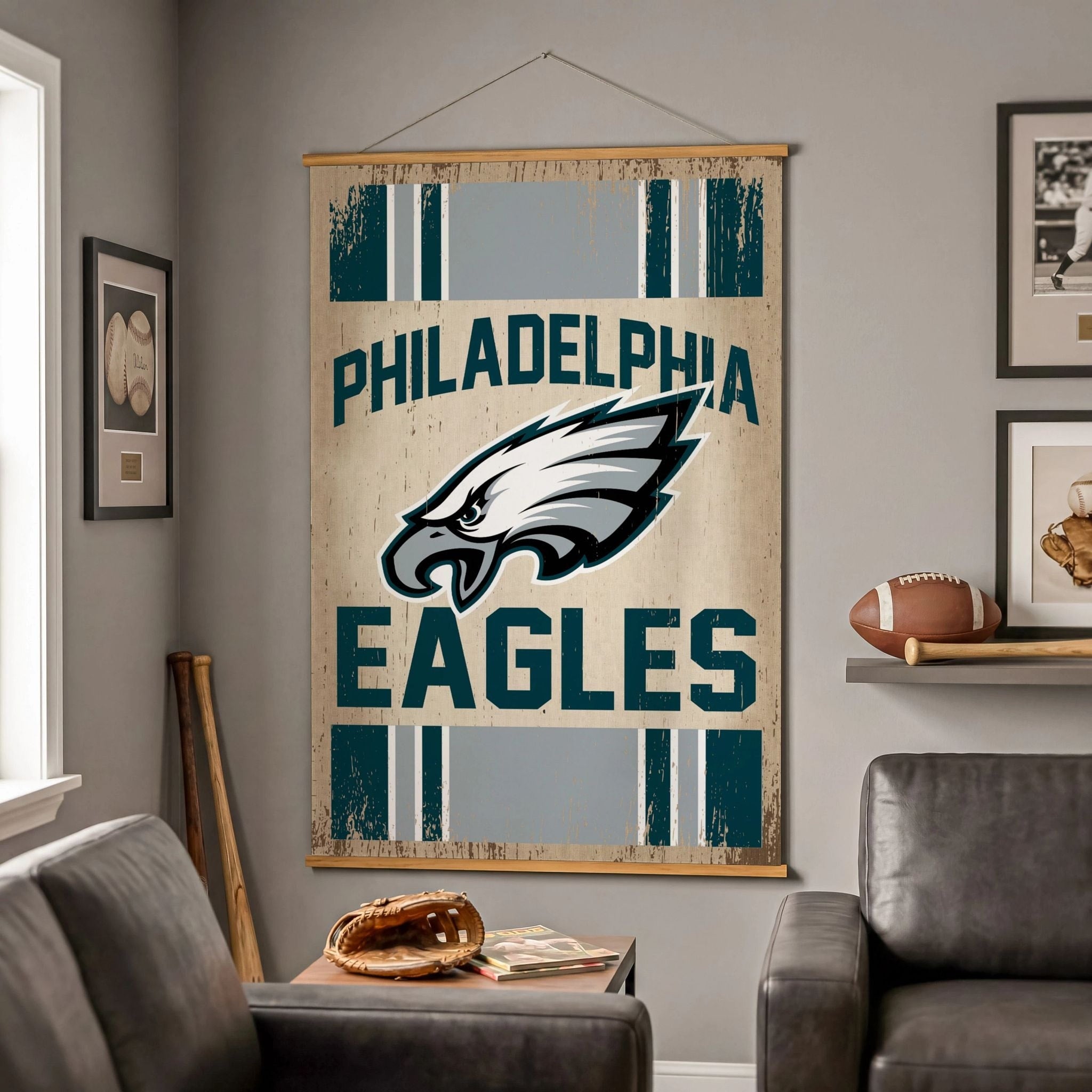 Philadelphia Eagles Canvas Wall Tapestry