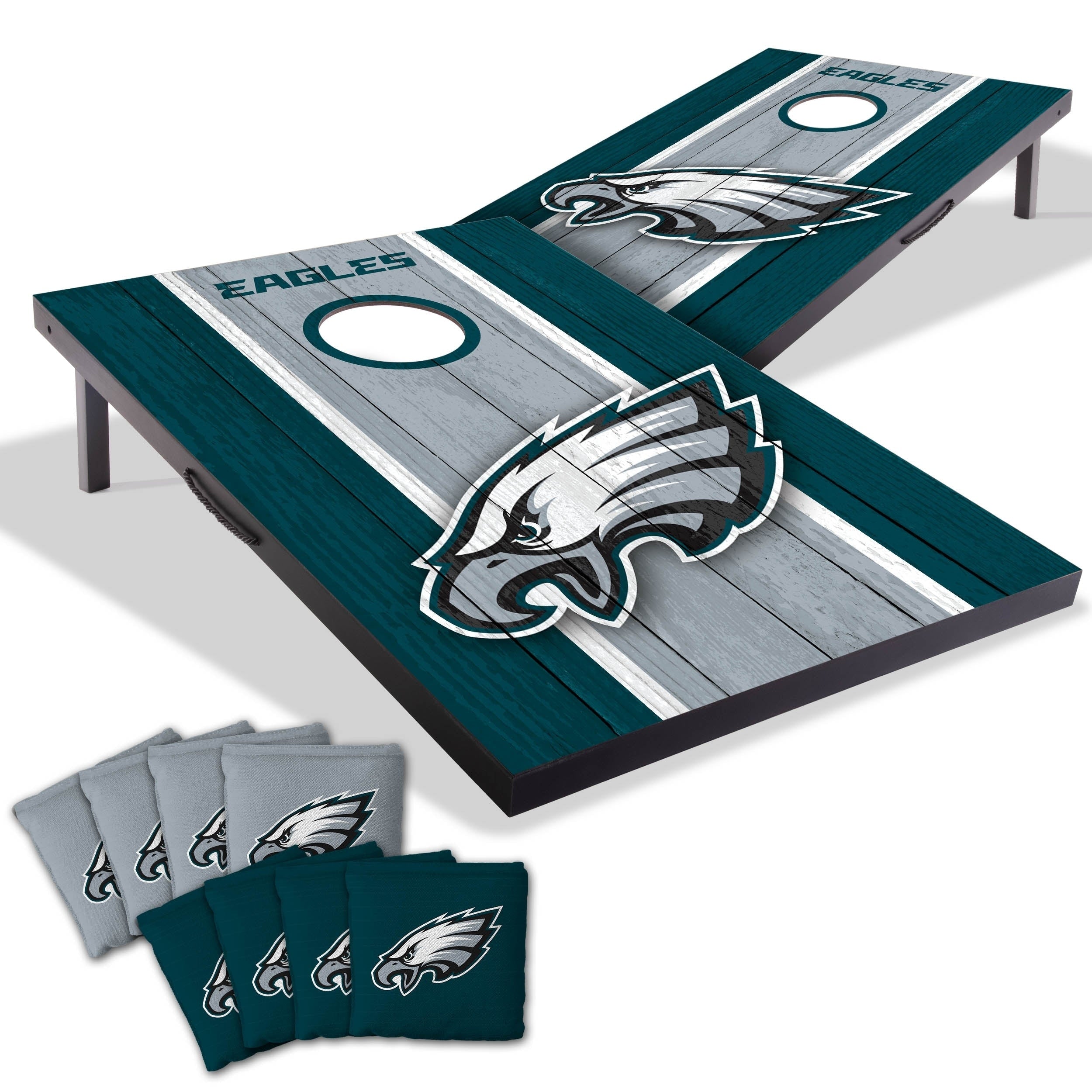 Philadelphia Eagles Nfl Compact 2X3 Tailgate Cornhole Board Set
