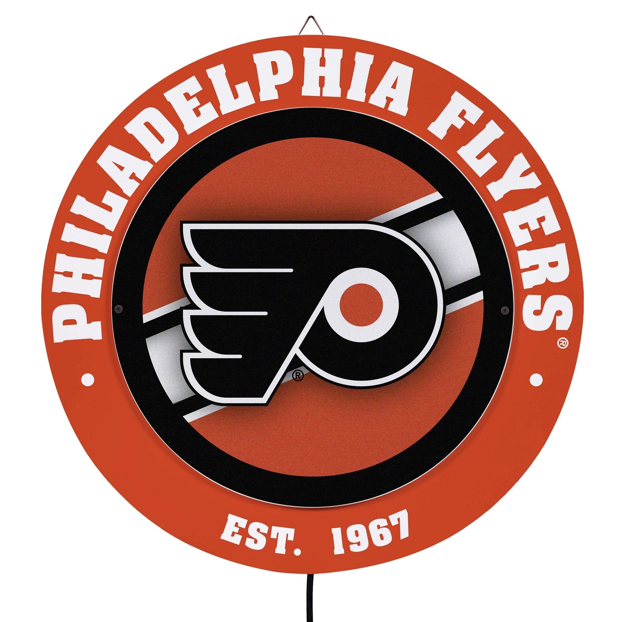 Philadelphia Flyers Led Metal Lit Wall Sign Decor
