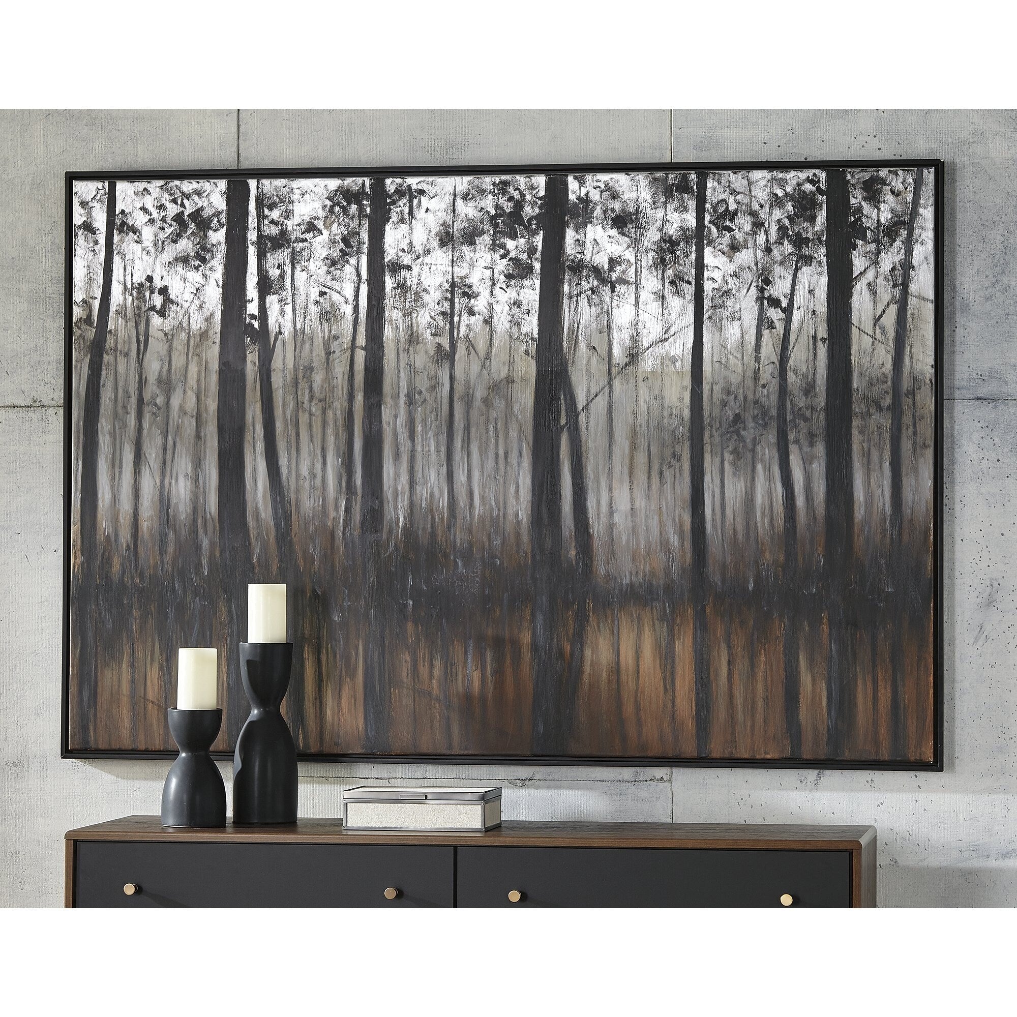 Signature Design By Ashley Philyra Hand Painted Nature Wall Art