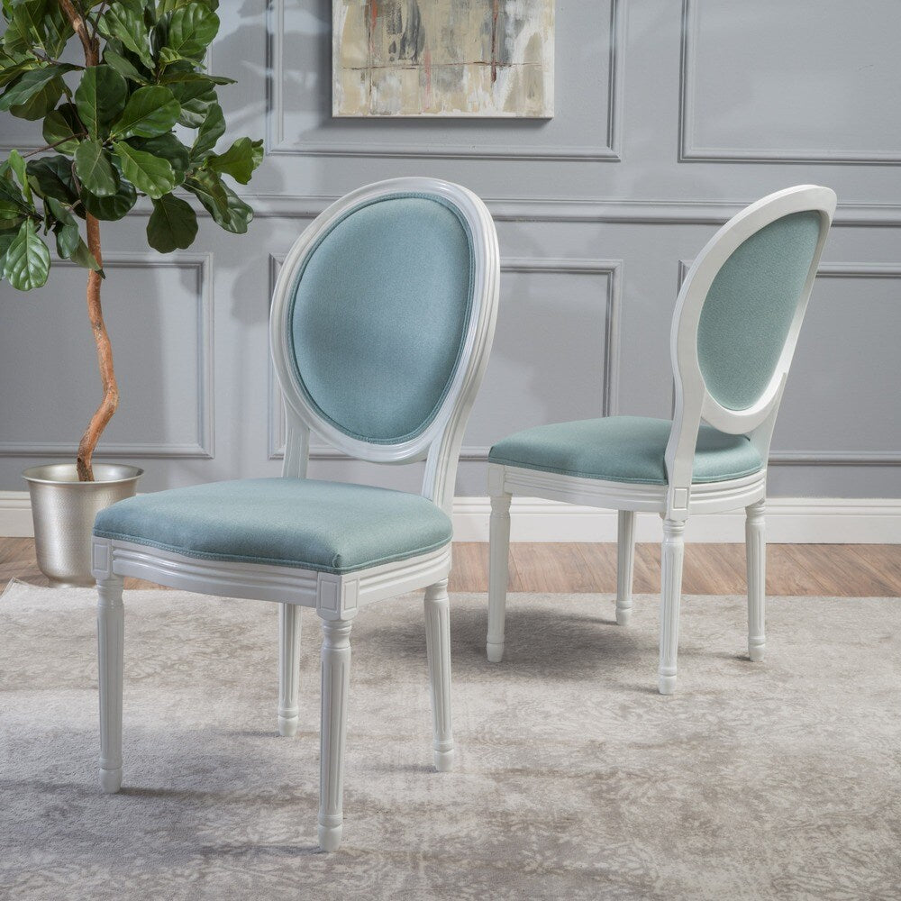 Phinnaeus Fabric Dining Chair Set Of 2 By Christopher Knight Home