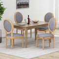 Phinnaeus French Country Fabric Dining Chairs Set Of 4 By Christopher Knight Home
