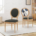 Phinnaeus Upholstered Farmhouse Dining Chairs Set Of 2 By Christopher Knight Home