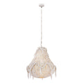 Phoebe Grove 18 Inch Wide 1 Light Pendant In White 18In W X 18In D X 21In H