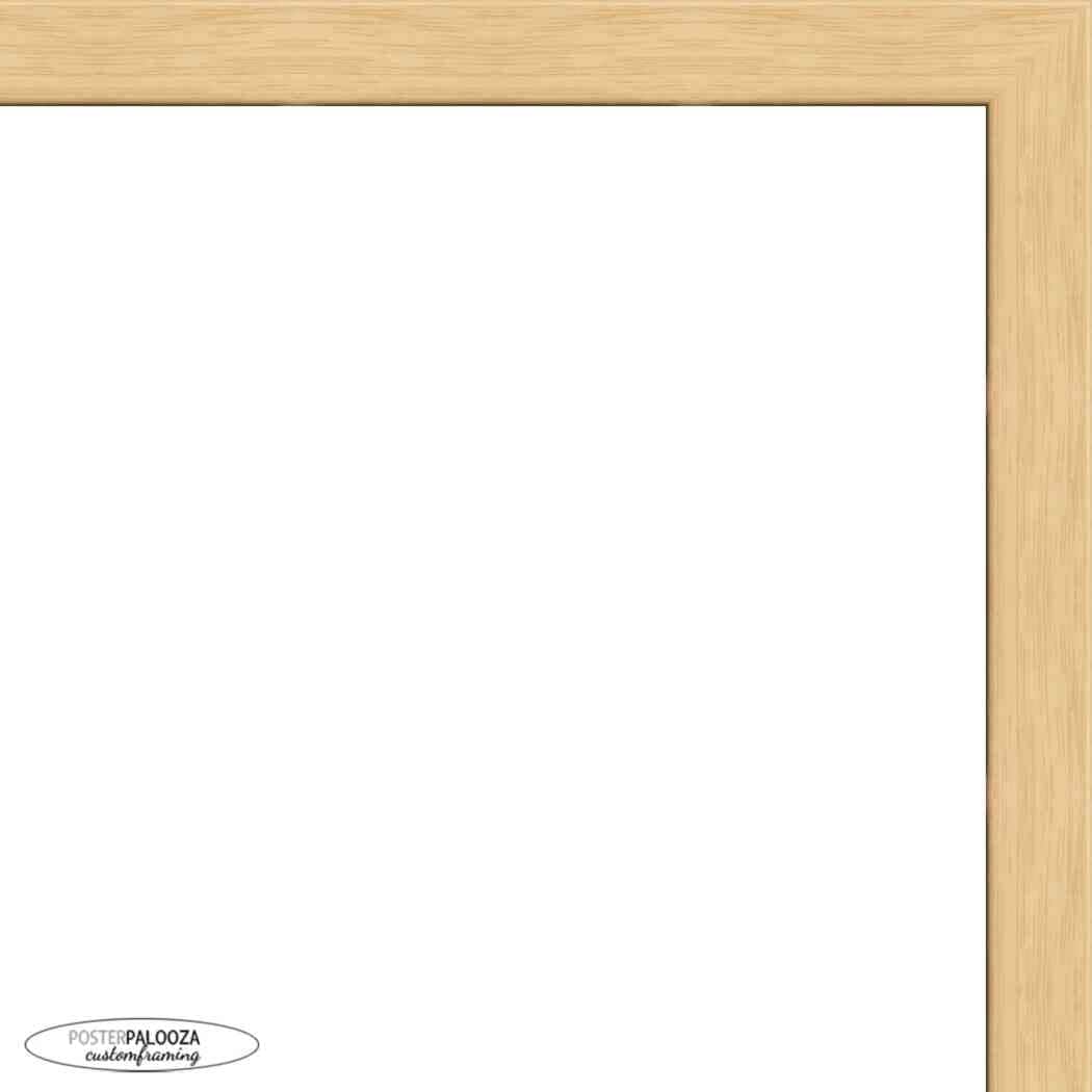 Photo Size Minimalist Yellow Picture Frame Uv Acrylic Foam Board Backing Hanging Hardware