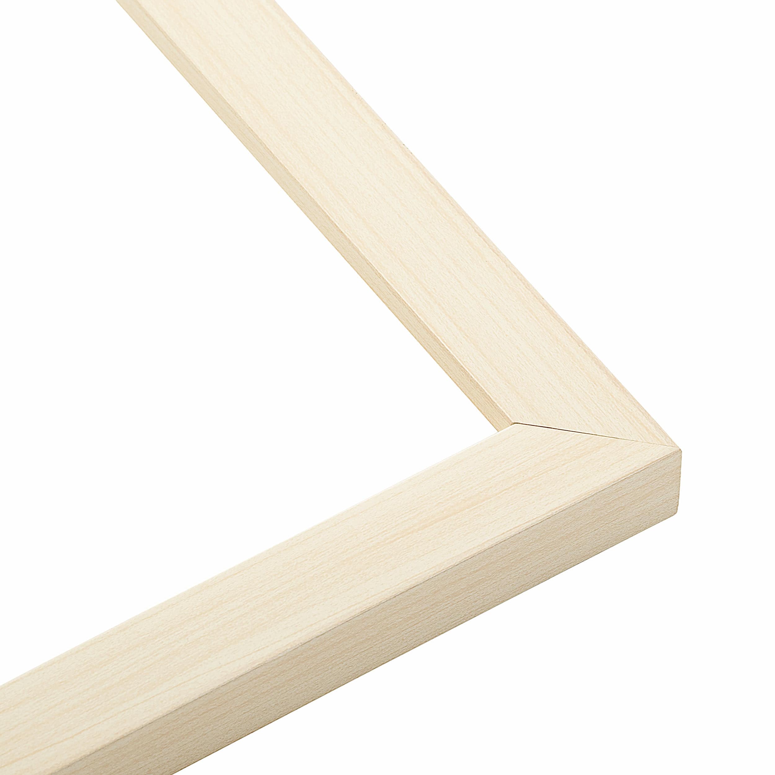 Photo Size Modernist White Picture Frame Uv Acrylic Foam Board Backing Hanging Hardware