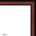 Photo Size Simple Brown Picture Frame Uv Acrylic Foam Board Backing Hanging Hardware