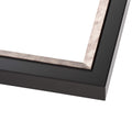 Photo Size Simple Silver Picture Frame Uv Acrylic Foam Board Backing Hanging Hardware