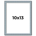 Photo Size Textured Blue Picture Frame Uv Acrylic Foam Board Backing Hanging Hardware
