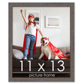 Photo Size Textured Grey Picture Frame Uv Acrylic Foam Board Backing Hanging Hardware