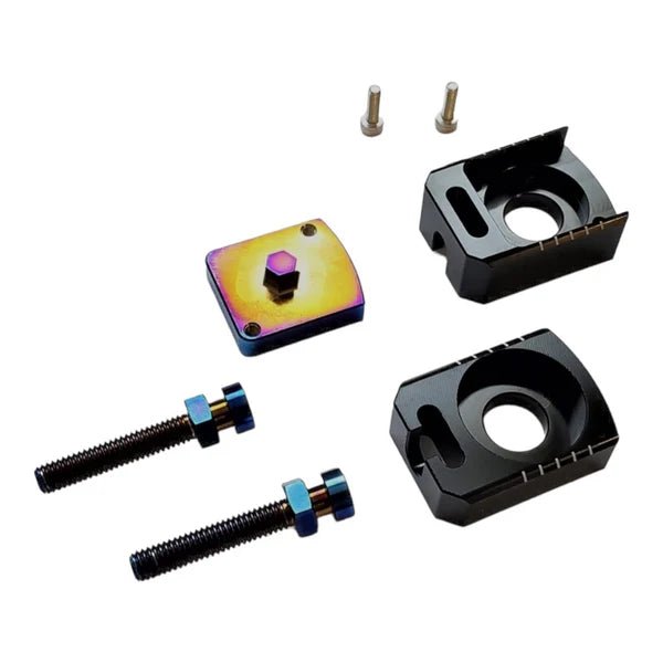 WARP 9 RACING Sur Ron Light Bee Lockdown Axle Blocks/Chain Tensioner