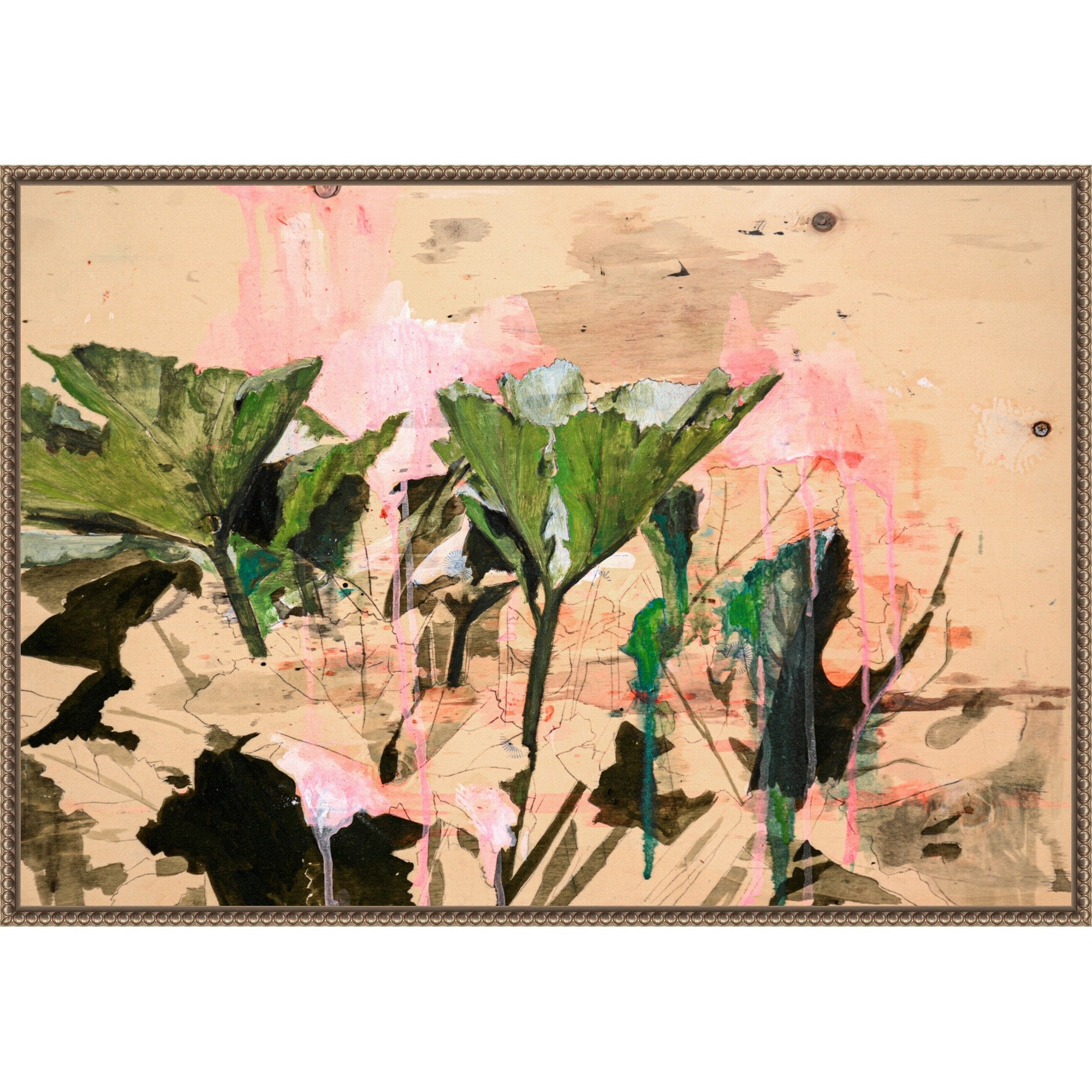 Pian Secco 03 By David Diehl Framed Canvas Wall Art