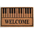 Piano Keys Welcome Outdoor Doormat