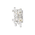 Picasso 2 Light 12 In. Chrome Wall Sconce With Royal Cut Crystals