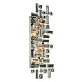 Picasso 4 Light 22 In. Chrome Wall Sconce With Royal Cut Crystals