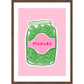 Pickles By Aislinn Simmonds Wood Framed Wall Art Print