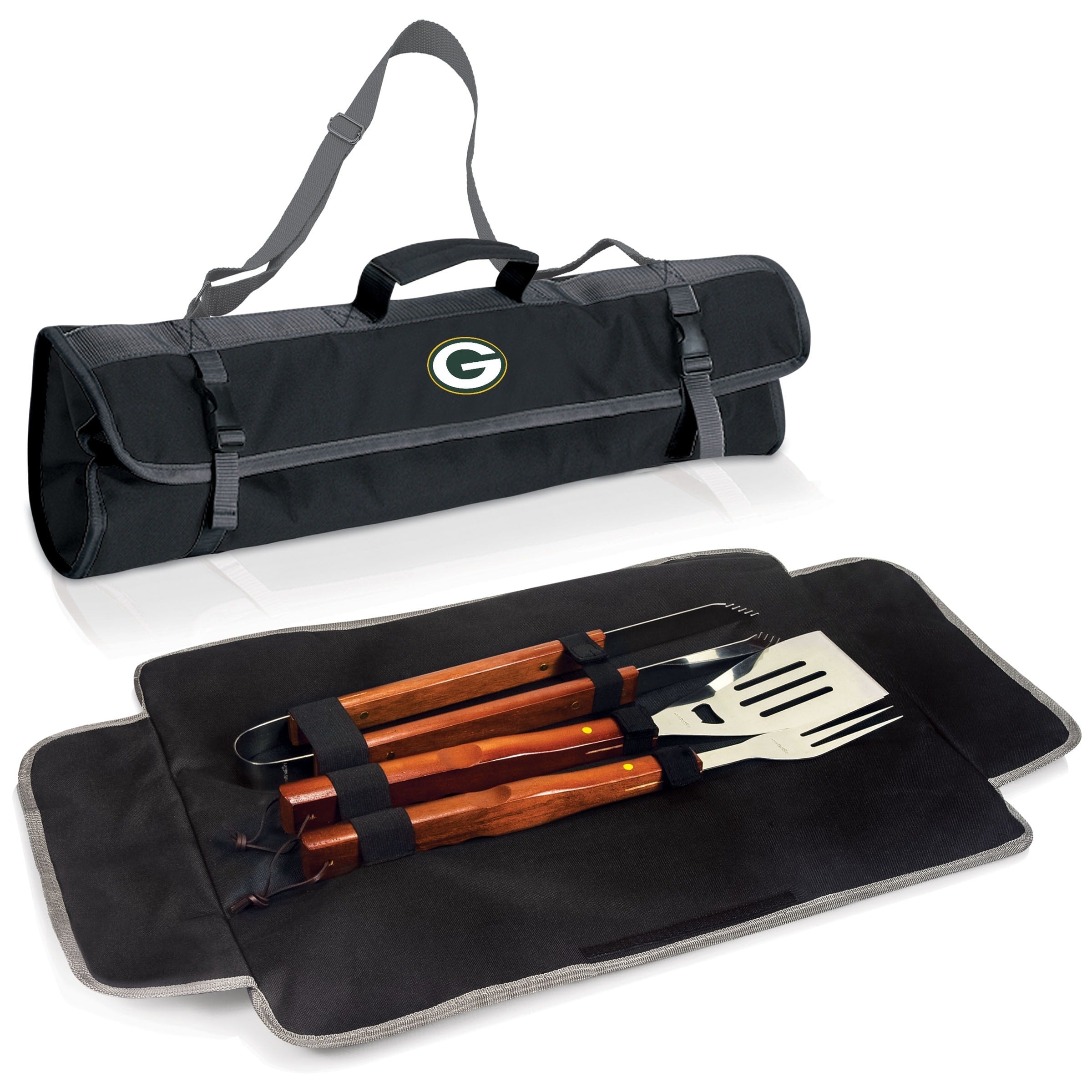 Picnic Time Green Bay Packers 3 Piece Bbq Tote