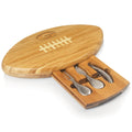 Picnic Time Kickoff University Of Georgia Bulldogs Engraved Natural Wood Cutting Board Brown