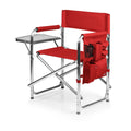 Lightweight Picnic Time Portable Extra Wide Red Sports Chair