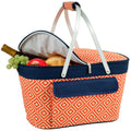 Picnic At Ascot Diamond Collection Collapsible Insulated Basket