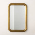 Pied-a-terre Gold Round Wall Mirror 48in by Todd Snyder